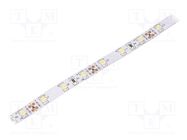 LED tape; white cold; 3528; 12V; LED/m: 60; 8mm; white PCB; IP20 WISVA OPTOELECTRONICS