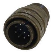 CIRCULAR CONNECTOR PLUG SIZE 18, 10 POSITION, CABLE