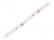 LED tape; white neutral; 2835; LED/m: 60; 8mm; white PCB; IP20 WISVA OPTOELECTRONICS