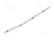 LED tape; white warm; 2835; 12V; LED/m: 60; 8mm; white PCB; IP20 WISVA OPTOELECTRONICS