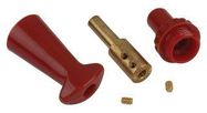 TEST PLUG, SOCKET-PLUG, 25A, RED