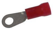 TERMINAL, RING TONGUE, 1/4", 8AWG, RED