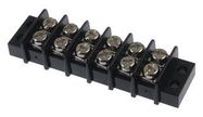 TERMINAL BLOCK, BARRIER, 6 POSITION, 22-12AWG