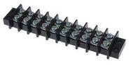 TERMINAL BLOCK, BARRIER, 10 POSITION, 22-14AWG