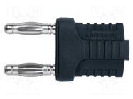 Connector: 4mm banana; stackable safety shunt; 12A; 33VAC; 70VDC SCHÜTZINGER