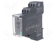 Level monitoring relay; conductive fluid level; 24÷240VAC; IP40 