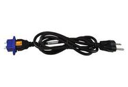 POWER CORD NEMA5-15P/IEC, 1.5M, 10A, BLACK