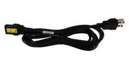 POWER CORD NEMA5-15P/IEC, 3M, 10A, BLACK