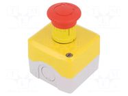 Control cassette; Harmony XB5; No.of butt: 1; mushroom; IP66 SCHNEIDER ELECTRIC