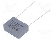 Capacitor: polypropylene; X2; R46 310V; 220nF; 18x7.5x13.5mm; THT KEMET