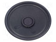 Loudspeaker; miniature; 0.5W; 8Ω; Ø57x12.5mm; 0÷5000Hz; Ø: 57mm LOUDITY