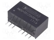 Converter: DC/DC; 3W; Uin: 4.5÷9V; Uout: 12VDC; Iout: 208mA; SIP8 AIMTEC