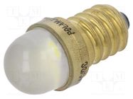 LED lamp; white; E14; 230VAC 