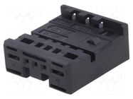 Connector: automotive; plug; female; PIN: 5(2+3); for cable; black TE Connectivity