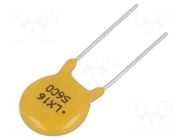 Fuse: PTC polymer; 160mA; THT; bag; Ø0.51x7.6mm ECE