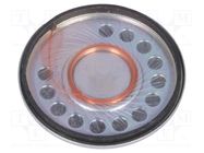 Loudspeaker; miniature,mylar,general purpose; 0.5W; 8Ω; Ø: 28mm LOUDITY