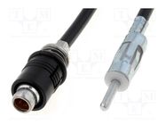 Cable; 1m; Car brand: VW; Car model: VW Polo 2000->; DIN PER.PIC.