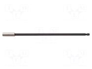 Holder; 1/4"; Overall len: 200mm; Mounting: 1/4" (E6,3mm) C.K