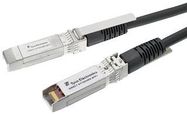 CABLE ASSEMBLY, SFP-SFP, 10M, BLACK, 28AWG