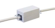 INLINE RJ45 COUPLER, CAT6, WHITE