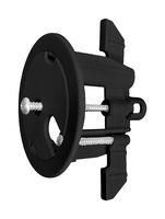 CABLE PASS THRU/ANCHOR SYS W/SCREW, BLK