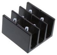 TERMINAL BLOCK, BARRIER, 3 POSITION, 1/4-20AWG