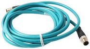 SENSOR CORD, 4P, M12 RCPT-PLUG, 75.46FT