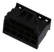 CONNECTOR HOUSING, RCPT, 10POS, 2MM