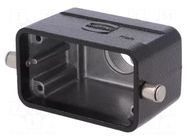 Enclosure for connectors: HDC; size 10B; for cable; Han® B; M25 HARTING