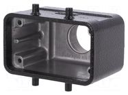 Enclosure for connectors: HDC; size 10B; for cable; Han® B; M25 HARTING