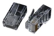 RJ45 MODULAR PLUG, 8 POSITION, 1 PORT