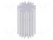 Heatsink; LED; Ø: 20mm; H: 37.5mm FISCHER ELEKTRONIK