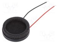 Loudspeaker; miniature,general purpose; 1W; 8Ω; 100÷20000Hz; 16mm LOUDITY