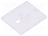 Heat transfer pad: ceramic; TO3P; L: 17.5mm; W: 20.5mm; Thk: 1.5mm 