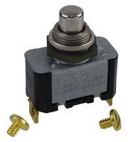 SWITCH, PUSHBUTTON, SPST, 6A, 250V