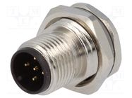 Connector: M12; socket; PIN: 5; male; A code-DeviceNet / CANopen TE Connectivity