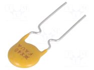 Fuse: PTC polymer; 400mA; THT; 5mm LITTELFUSE