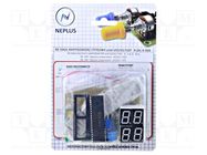 Digital ammeter; 8÷15VDC; 0÷20A Nord Elektronik Plus