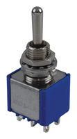 TOGGLE SWITCH, 4PDT, 4A, 30VDC, SOLDER