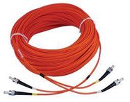 N/W CABLE, ST FIBRE OPTIC, 100FT, ORANGE