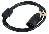 POWER CORD, IEC 320 C14/C13, 4FT, 10A