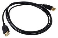 COMPUTER CABLE, USB, 6FT, BLACK