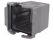 Enclosure for connectors: HDC; size 32B (2 x 16B); for cable HARTING