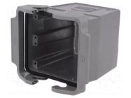Enclosure for connectors: HDC; size 32B (2 x 16B); for cable HARTING