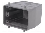Enclosure for connectors: HDC; size 32A (2 x 16A); for cable HARTING