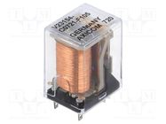 Relay: electromagnetic; DPST-NO; Ucoil: 24VDC; 5A; Cradle N; socket 