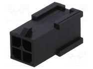 Connector: wire-board; plug; male; Micro MATE-N-LOK; 3mm; PIN: 4 TE Connectivity