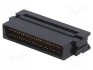 Connector: wire-board; PIN: 50; unshielded; plug; male; 1.27mm; IDC TE Connectivity