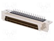 Connector: wire-board; PIN: 68; shielded; Locking: latch,screws TE Connectivity