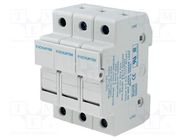 Fuse holder; cylindrical fuses; 10.3x38mm; 30A; 600VAC; -40÷130°C SCHURTER